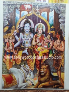 Indian religious oil paintings on canvas