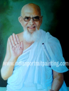 Canvas oil portrait painting India