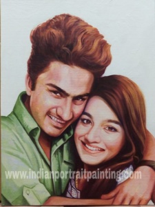 Convert photo to oil canvas portrait