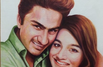 Convert photo to oil canvas portrait