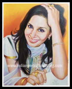 Photo to oil painting on canvas